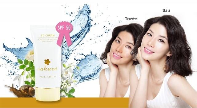 Kem dưỡng da trang điểm Sakura giúp chăm sóc và bảo vệ làn da một cách toàn diện
