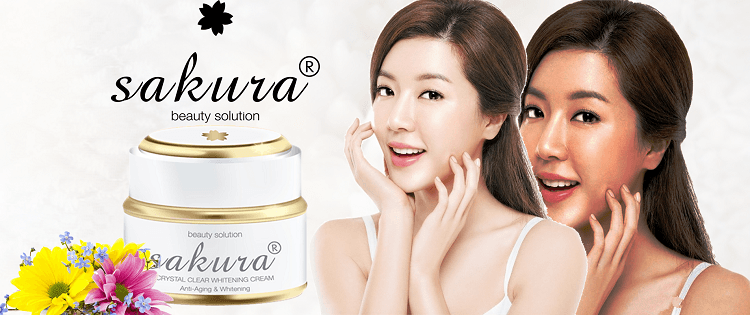 Kem dưỡng trắng da chống lão hóa Sakura Anti Wrinkle Whitening chất lượng Kem dưỡng trắng da chống lão hóa Sakura Anti Wrinkle Whitening
