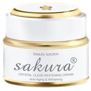 Kem dưỡng trắng da Sakura Anti-wrinkle whitening cream 